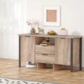 2-Door, 2-Drawer Storage Cabinet and TV Stand