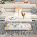 Javlergo Contemporary 3-Piece Living Room Coffee Table Set: Includes Wood Coffee Table and Two End Tables