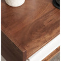 Kate and Laurel Quilby Wooden Side Table - 18 x 14 x 27 Inches