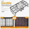 Compact Rollaway Folding Guest Bed with Sturdy Metal Frame and 5-Inch Thick Mattress