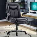 Ergonomic Office Chair with High Back Flip Up Armrests and Rolling Base