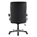 Extra-Wide Heavy-Duty High Back Executive Office Chair with Flip-Up Arms and Thick Seat – Supports Up to 400 lbs for Home Office Use