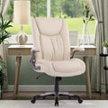 Ergonomic Office Chair with High Back Flip Up Armrests and Rolling Base