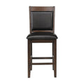 9-Piece Counter Height Dining Set in Ferrara Walnut and Brown