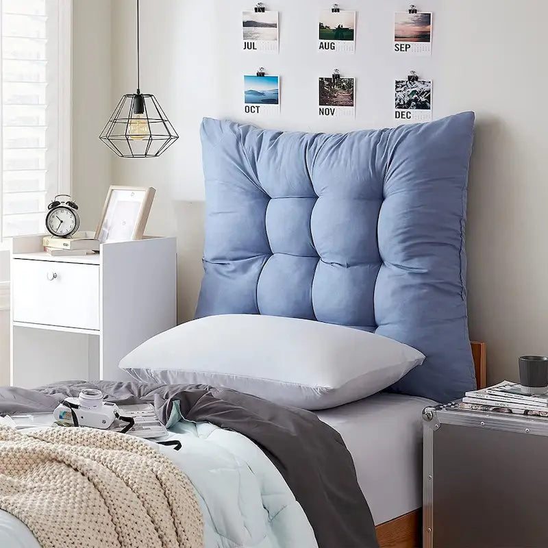 Tufted Queen Puffy Headboard for College by DormCo