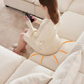 Nestfair Contemporary U-Shaped Modular Sofa Set - 7-Seater Chenille Sectional Couch with 2 Included Pillows