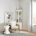 Contemporary Acrylic Accent End Table for Outdoor Use - Dimensions: 18.11"H x 12.6"W x 12.6"L