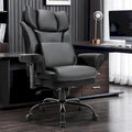 Ergonomic Rocking Executive Office Chair with Adjustable Padded Armrests and Massage Lumbar Support