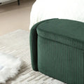 Upholstered Fabric Storage Ottoman for Entryway