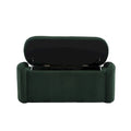Upholstered Fabric Storage Ottoman for Entryway