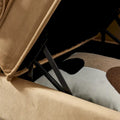Contemporary Velvet Chaise Lounge Chair with Storage