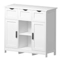 Roomfitters Morden Buffet Sideboard Cabinet with Doors and Drawers - Stylish Coffee Bar and Storage Solution