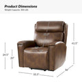 Modern Power Lift Recliner Chair with Massage, Heating, and Charging Ports by HULALA HOME