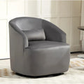 360-Degree Swivel Barrel Accent Chair