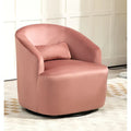 360-Degree Swivel Barrel Accent Chair