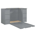 Full-Size Murphy Bed with Storage Drawers
