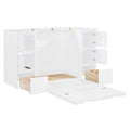 Full-Size Murphy Bed with Storage Drawers