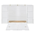 Full-Size Murphy Bed with Storage Drawers