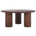SAFAVIEH Home Mork Round Coffee Table with 3 Legs - 40" W x 40" D x 18" H