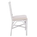 Set of 2 SAFAVIEH Maye Rattan Accent Chairs with Cushions - Dimensions: 18.5" W x 20.9" L x 35.8" H