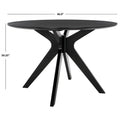 SAFAVIEH Couture Meiko 46-Inch Round Dining Table - Dimensions: 46" W x 46" D x 30" H