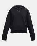Under Armour Rival Fleece Girls' Crop Hoodie Top