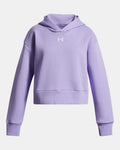 Under Armour Rival Fleece Girls' Crop Hoodie Top