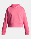 Under Armour Rival Fleece Girls' Crop Hoodie Top