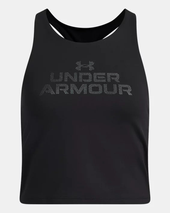 Under Armour Motion Branded Girls' Crop Tank Top