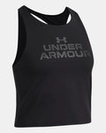 Under Armour Motion Branded Girls' Crop Tank Top