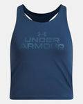 Under Armour Motion Branded Girls' Crop Tank Top