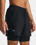 Under Armour Launch Men's 2-in-1 5 Inch Shorts